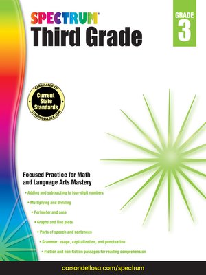 cover image of Spectrum Grade 3